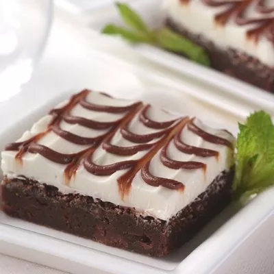 Moist And Minty Brownies