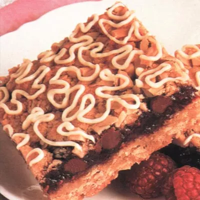 Chocolate Raspberry Streusel Squares