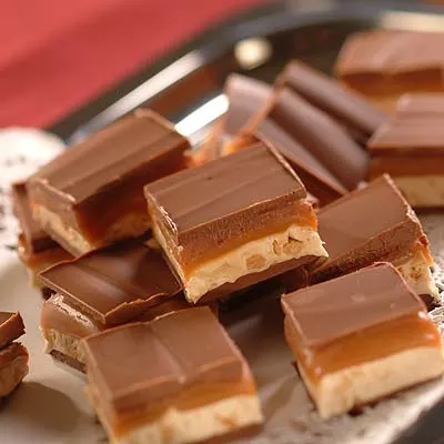 Layered Chocolate Caramel Candy