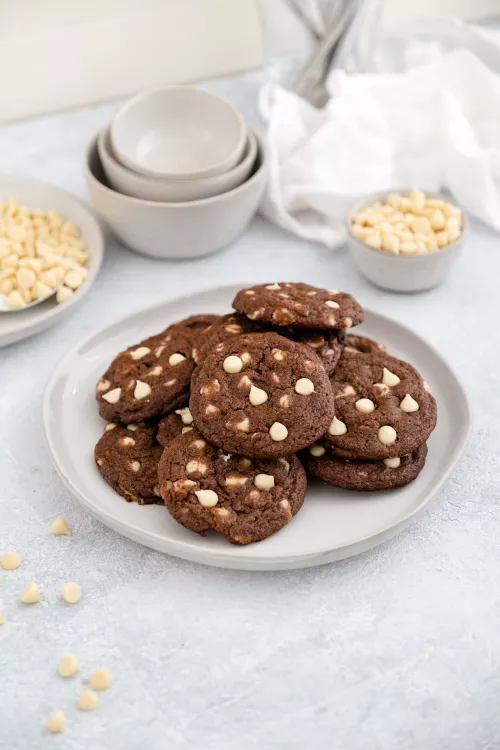 Allergen Free Chocolate Cookies with White Morsels