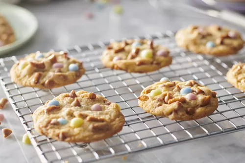 Cazuela de Tostada Francesa de Durazno y Almendras