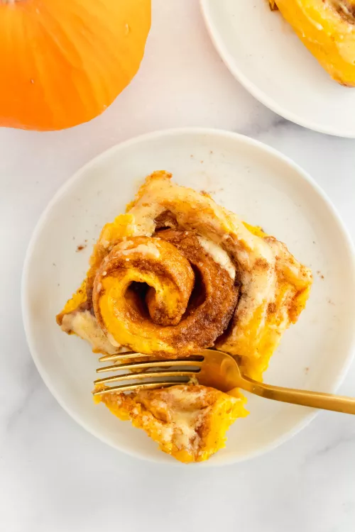 Rollos de calabaza y canela
