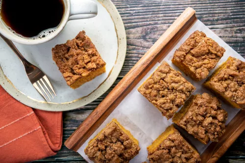 Pastel De Calabaza Y Café