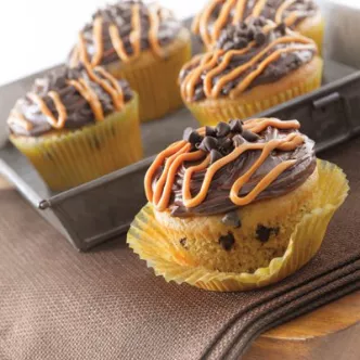 Easy Chocolate Chip Peanut Butter Cupcakes