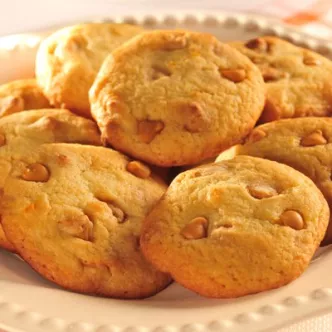 Butterscotch Orange Cookies