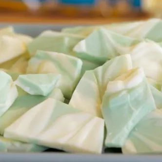 Pastel-Marbled Candy Bark