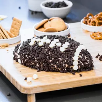 Game-Winning Chocolate Chip Cheesecake Ball