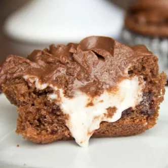 Dark Chocolate Mint Cupcakes