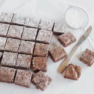 Easy Dark Chocolate Stout Brownies