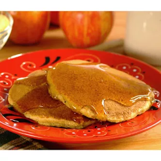 Apple Corn Meal Pancakes