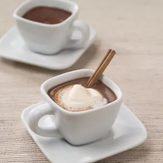 Mexican Hot Chocolate Shots with Spicy Foam