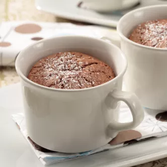 Mochaccino-Caramel Lava Cakes