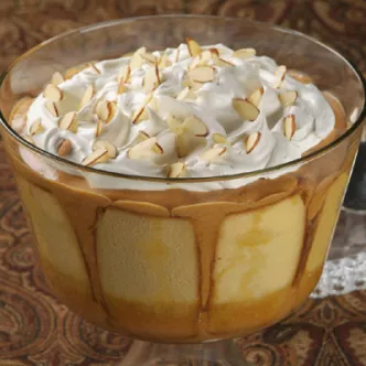 Orange Almond Pumpkin Cream Trifle