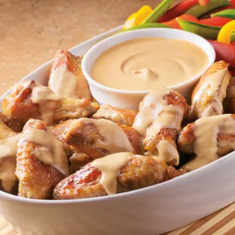 Thai-Peanut Ginger Wings