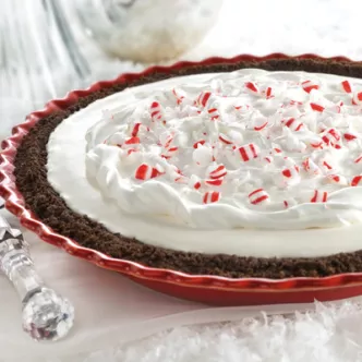Peppermint Snow Pie
