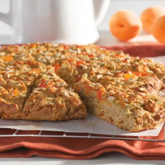 Whole Grain Apricot Scones