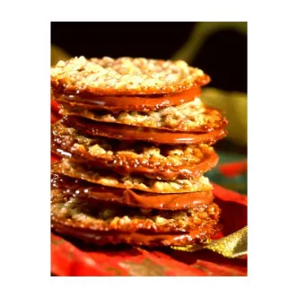 Cazuela de Tostada Francesa de Durazno y Almendras