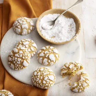 Pumpkin Crinkle Cookies