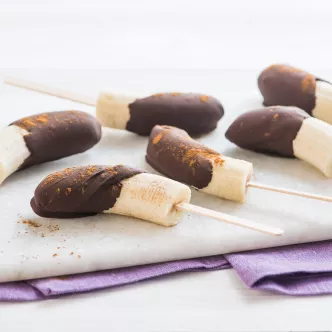 Chocolate Frozen Bananas