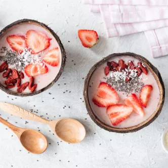 Strawberry Smoothie Bowls