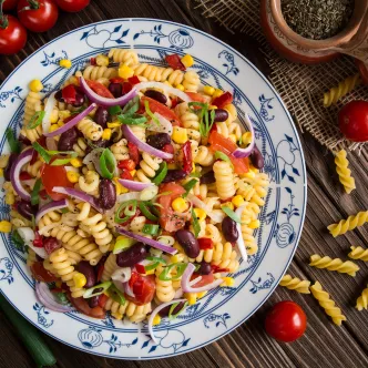 Ensalada Cremosa De Pasta Mexicana