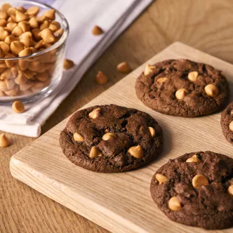 Chocolate Caramel Cookies