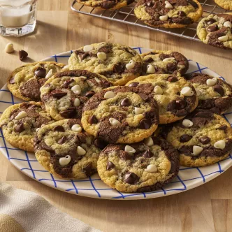 Marbled Nestle Toll House Triple Chip Cookies