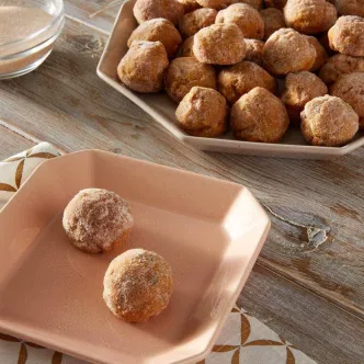Baked Pumpkin Donut Holes
