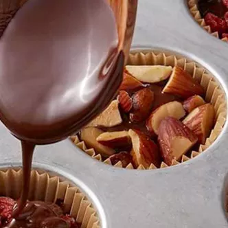 Holiday Dark Chocolate Bites