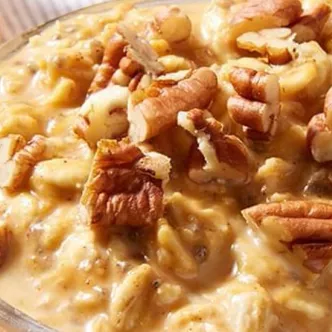 Overnight Pumpkin Pie Oats