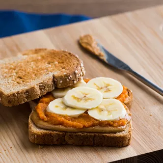 Pumpkin Banana Sandwich