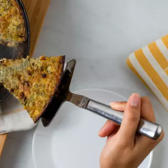 Chickpea and Pesto Frittata