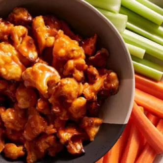 Baked Buffalo Cauliflower Bites