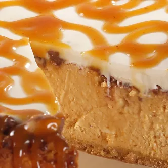 Pumpkin Toffee Cheesecake Long Left