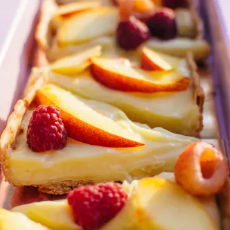 Easy Custard Fruit Tart