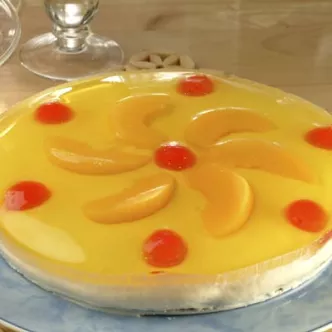 Peaches & Cream Gelatin Delight