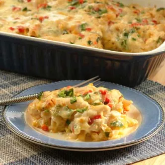 Cheesy Creamy Pasta Casserole