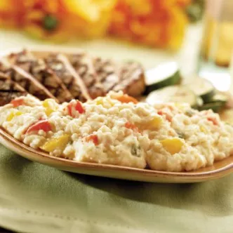 Sémola de Maíz con Queso y Jalapeños