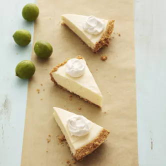 White Chocolate-Mascarpone Key Lime Pie