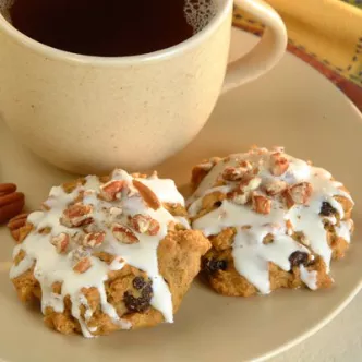 Iced Pumpkin Cookies