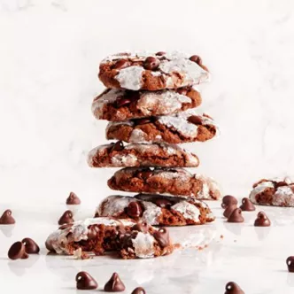 Chocolate Crinkle-Top Cookies
