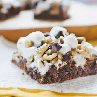 Chocolate Rocky Road Bars