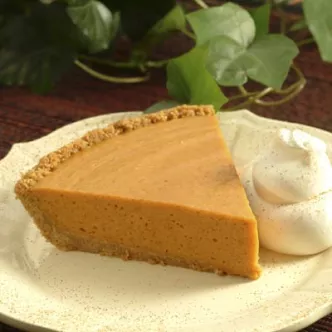 Easy No-Bake Pumpkin Chiffon Pie