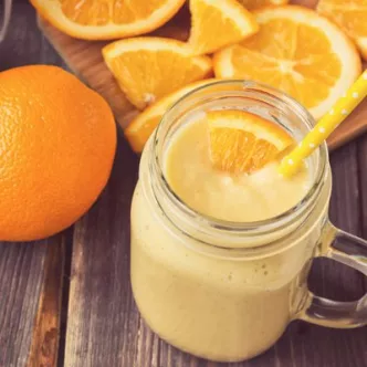 Orange Cream Calcium Smoothie