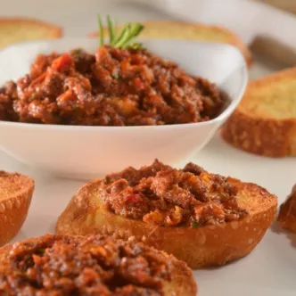 Creamy Pumpkin & Sundried Tomato Tapenade