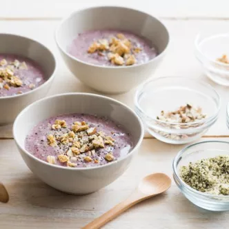 Mixed Berry Smoothie Bowls