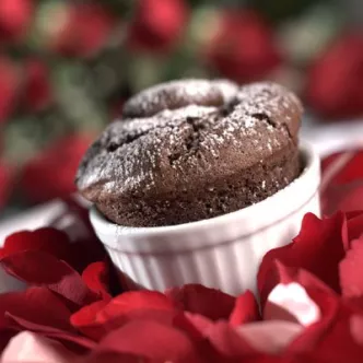 Hidden Treasure Chocolate Souffles
