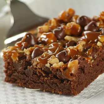 Chocolate Turtle Brownies