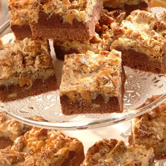 Chocolate Pretzel Coconut Layer Bars