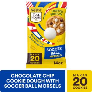 Choc Chip Cookie Dough w/ Soccer Ball Morsels | NESTLÉ® TOLL HOUSE®